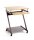 HAKU Möbel PC-Tisch mit Rollen eiche hell 60,0 x 49,0 x 75,0 cm