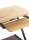 HAKU Möbel PC-Tisch mit Rollen eiche hell 60,0 x 49,0 x 75,0 cm