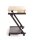 HAKU Möbel PC-Tisch mit Rollen eiche hell 60,0 x 49,0 x 75,0 cm