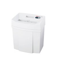 HSM Pure 120 Aktenvernichter mit Streifenschnitt P-2, 3,9 mm, bis 12 Blatt, weiß