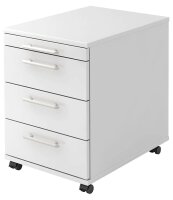 HAMMERBACHER Basic 1606 Rollcontainer weiß 4...
