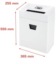 HSM Pure 320 Aktenvernichter mit Streifenschnitt P-2, 5,8...