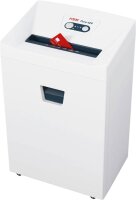 HSM Pure 420 Aktenvernichter mit Streifenschnitt P-2, 3,9 mm, bis 19 Blatt, weiß