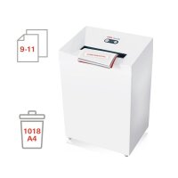HSM Pure 530 Aktenvernichter mit Partikelschnitt P-5, 1,9 x 15 mm, bis 11 Blatt, weiß