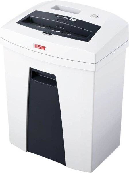 HSM SECURIO C16 Aktenvernichter mit Streifenschnitt P-2, 5,8 mm, bis 17 Blatt, weiß