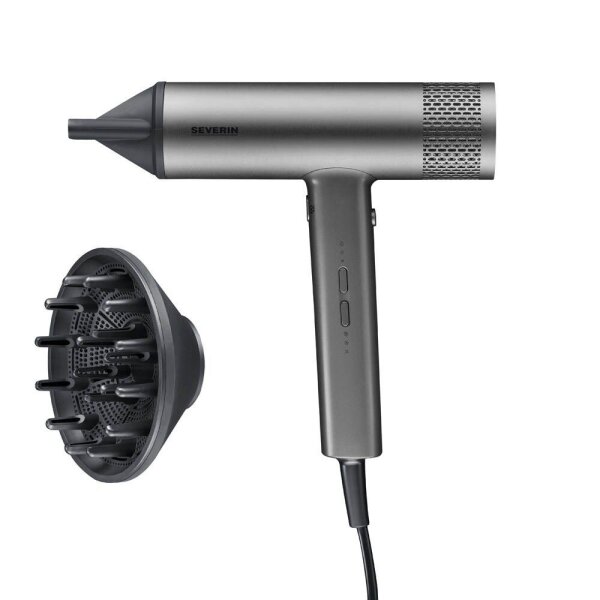 SEVERIN HT 0169 S-Style „Speed Pro“ Haartrockner silber 2.000 W