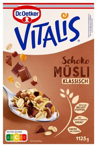 Dr. Oetker Vitalis Schoko Müsli 1,125 kg, 1 St.