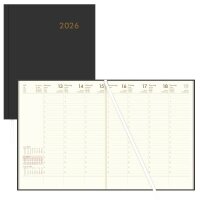 ZETTLER KALENDER Buchkalender Wochenbuch 2026 anthrazit,...