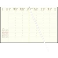 ZETTLER KALENDER Buchkalender Wochenbuch 2026 anthrazit, 1 St.