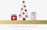LUMA Weihnachtskarte Merry Christmas DIN B6