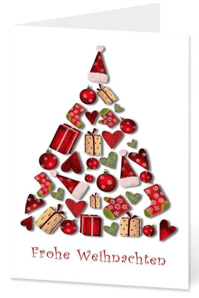 LUMA Weihnachtskarte Geschenke DIN B6