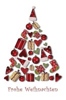 LUMA Weihnachtskarte Geschenke DIN B6