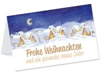 LUMA Weihnachtskarte Winterdorf DIN B6