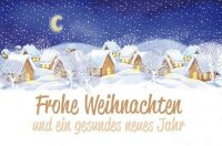 LUMA Weihnachtskarte Winterdorf DIN B6