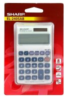 SHARP EL-240SA Taschenrechner lichtgrau