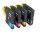 brother LC-985BK/C/M/Y schwarz, cyan, magenta, gelb Druckerpatronen, 4er-Set