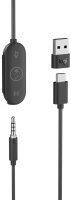 Logitech Zone Wired Earbuds Microsoft Teams USB-Headset schwarz, grau