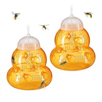 relaxdays Wespenfalle orange, 2 St.