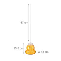 relaxdays Wespenfalle orange, 2 St.