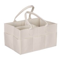 relaxdays Wickeltasche beige