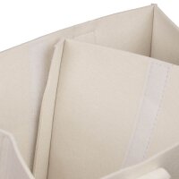 relaxdays Wickeltasche beige