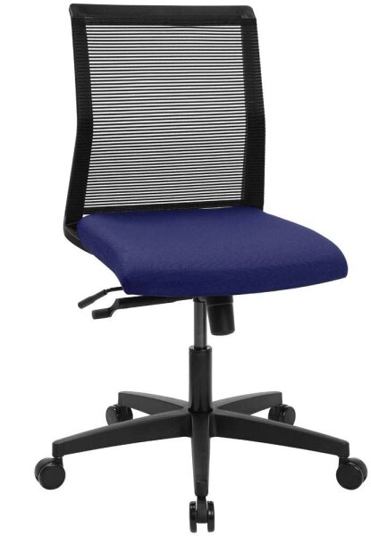 Topstar Bürostuhl Smart Point, LC100G260 Stoff blau, Gestell schwarz