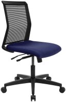 Topstar Bürostuhl Smart Point, LC100G260 Stoff blau, Gestell schwarz