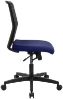 Topstar Bürostuhl Smart Point, LC100G260 Stoff blau, Gestell schwarz