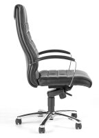 Topstar Chefsessel TD LUX 10, 8779A80 Leder schwarz, Gestell chrom