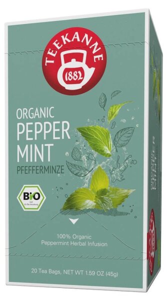 TEEKANNE ORGANIC. PEPPER MINT Bio-Tee 20 Portionen