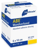 Meditrade® Wundverband Pflaster ABE® 4752 weiß 6,0 x 10,0 cm, 50 St.