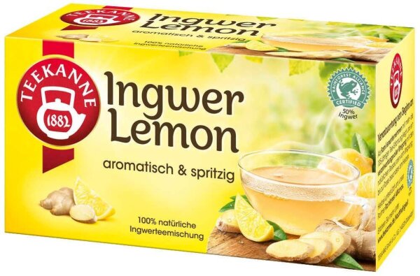 TEEKANNE Ingwer Lemon Tee 20 Portionen