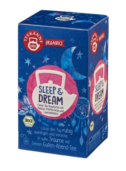 TEEKANNE ORGANICS. SLEEP & DREAM Bio-Tee 20 Portionen