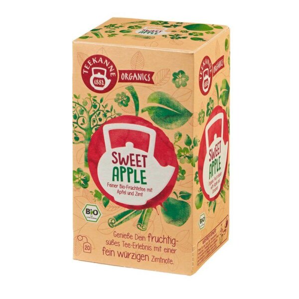 TEEKANNE ORGANICS. SWEET APPLE Bio-Tee 20 Portionen
