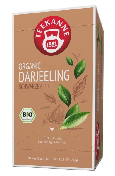 TEEKANNE ORGANIC DARJEELING Bio-Tee 20 Portionen