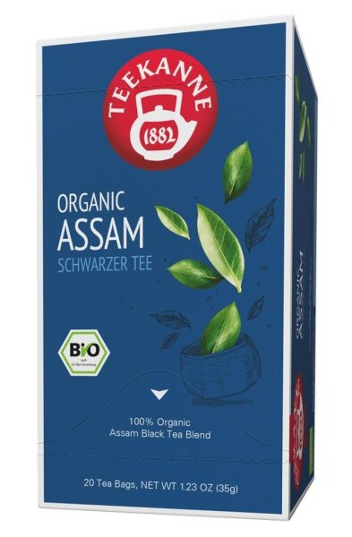 TEEKANNE ORGANIC ASSAM Bio-Tee 20 Portionen
