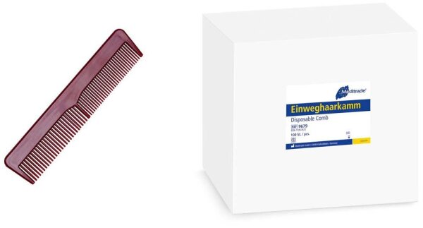 Meditrade® Einmalkamm braun, 100 St.