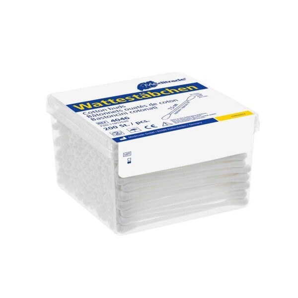Meditrade® Wattestäbchen weiß, 2.000 St.