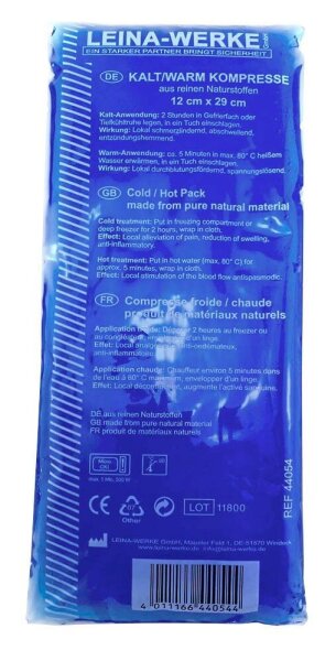 LEINA-WERKE Kühlpad REF 44054 blau 12,0 x 29,0 cm, 1 St.