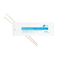 Meditrade® Wattestäbchen braun, 200 St.