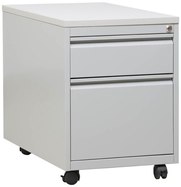 Gürkan Rollcontainer lichtgrau 2 Auszüge 46,0 x 79,0 x 62,0 cm