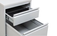 Gürkan Rollcontainer lichtgrau 2 Auszüge 46,0 x 79,0 x 62,0 cm