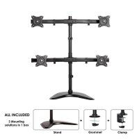 Neomounts Monitor-Halterung NM-D335D4 schwarz für 4...