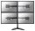 Neomounts Monitor-Halterung NM-D335D4 schwarz für 4 Monitore, Tischständer