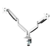 Neomounts Monitor-Halterung NM-D750 weiß für 2 Monitore, Tischklemme, Tischbohrung
