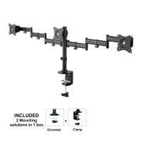 Neomounts Monitor-Halterung NM-D135D3 schwarz für 3...