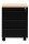 Gürkan Rollcontainer schwarz, buche 3 Auszüge 46,0 x 60,0 x 62,0 cm