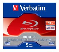 verbatim Blu-ray BD-RE 50 GB Double Layer,...