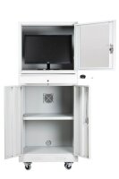 Gürkan PC-Schrank grau