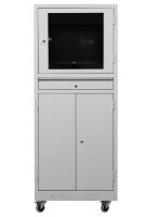 Gürkan PC-Schrank grau